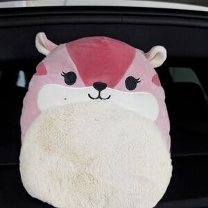 Plush Pink and Cream Animal Toy